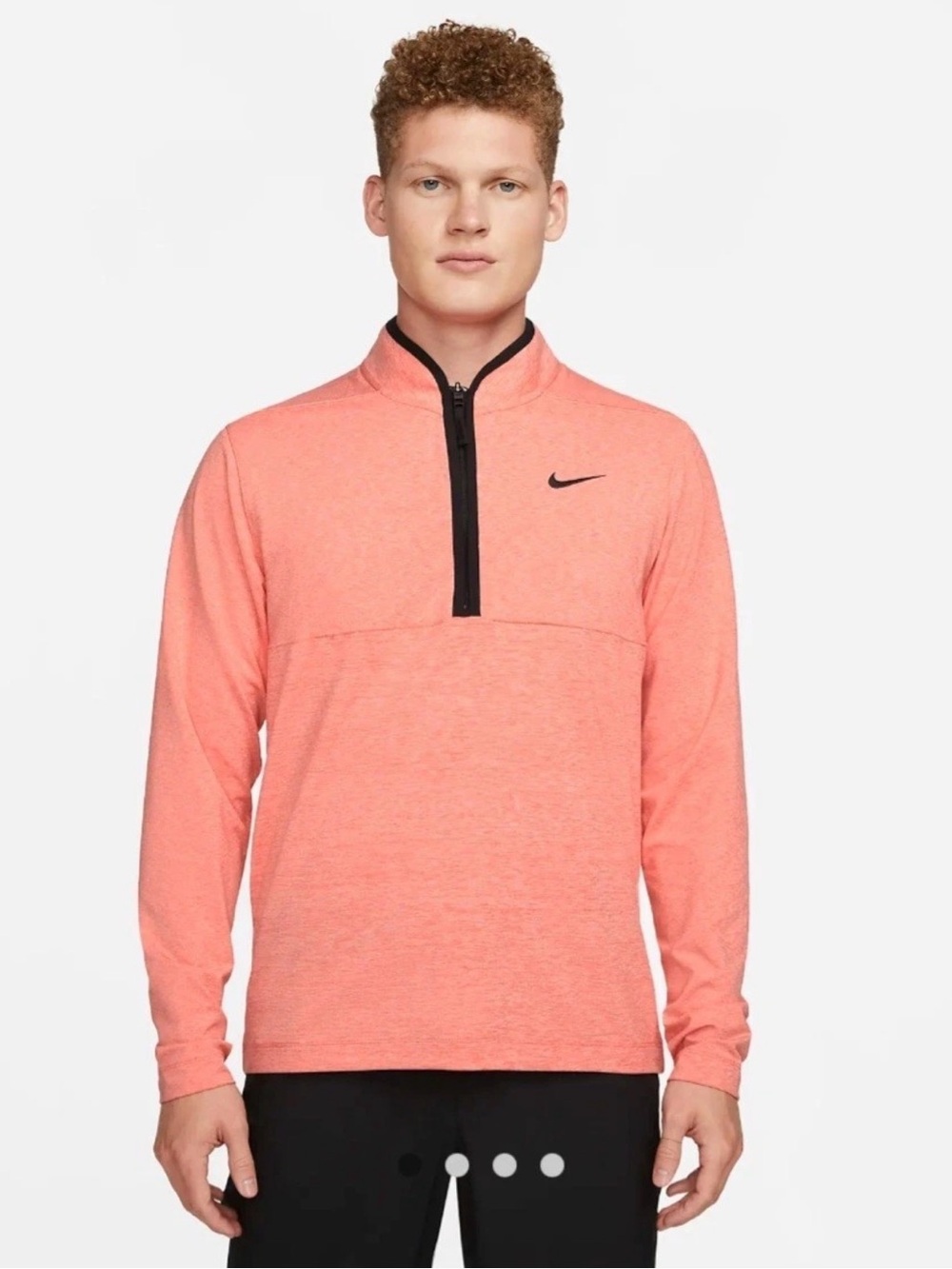 Nike Dri-FIT Victory Half-Zip Golf Pullover Magic Ember Men’s Size L
